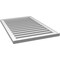 Ekena Millwork Vertical Surface Mount PVC Gable Vent: Functional, w/ 2"W x 1-1/2"P Brickmould Frame, 24"W x 36"H GVPVE24X3602SF - alternate 3